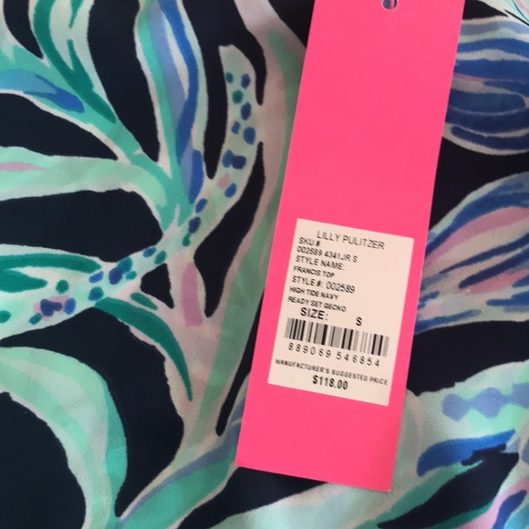 Lilly Pulitzer Francis top size S - Picture 8 of 8